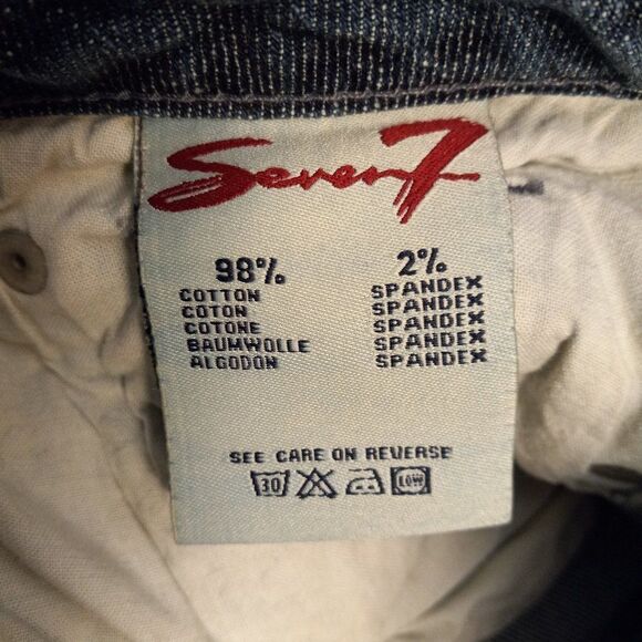 Seven7 Permium Embroidered Back Pockets and Upper Leg Jean - Picture 3 of 12